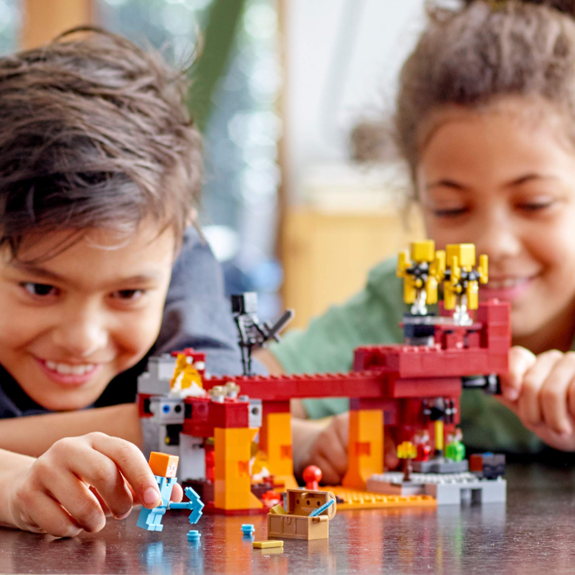 LEGO Minecraft The Blaze Bridge 21154 Building Kit (370 Pieces) (7544048484590)